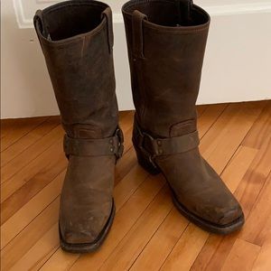 Frye Dark Brown Leather Boots